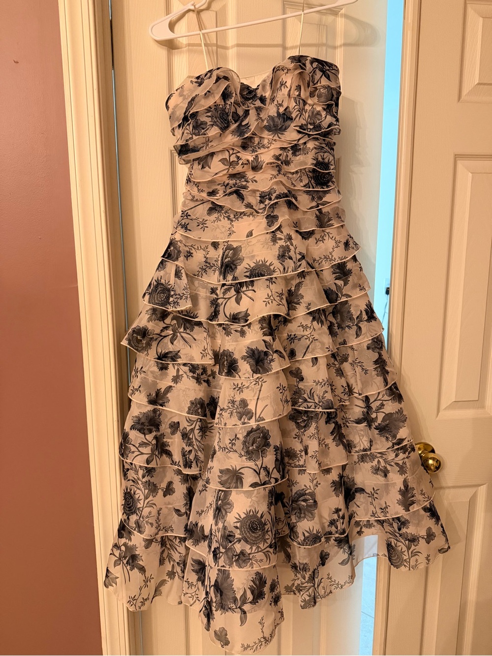 Anthropologie-one-of-a-kind sample tiered dress
